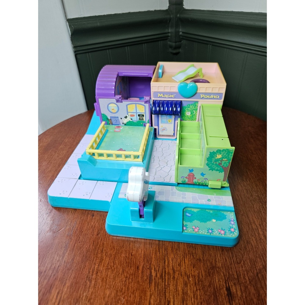 Vintage‎ 1999 Galoob Pound Puppies Magic mansion Fold Out Playset Retro Toy 9146